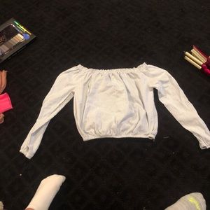 Off the shoulder blouse